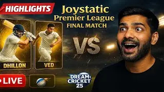 Dream Cricket 2025 🔥 Joystatic Premier League Final Match FULL Highlights!