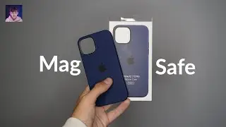 NEW iPhone 12/12 Deep Navy Silicone Case With MagSafe Overview!