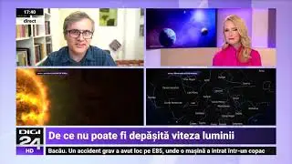 De ce nu poate fi depășită viteza luminii. Explicațiile fizicianului Cristian Presură