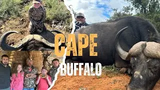 Father and Son hunting Cape Buffalo