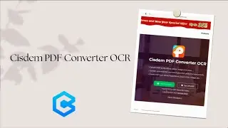 How to Converter PDF to DOCX using Cisdem PDF Converter OCR on Mac?