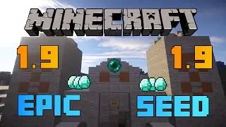 Minecraft 1.9 Seed - 2x Desert temples, stronghold, village, diamonds, obsidian