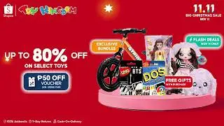 Amazing toys deals are waiting at TOY KINGDOM SHOPEE! #ShopeePH1111BigChristmasSale