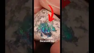 Kosztowny błąd Justina, kt&oacute;ry oszlifował oszałamiający, surowy opal #opal