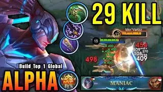 GLOBAL TOP 1 BUILD OF ALPHA                        27+ KILLS RAPIDLY🤯🥴|ALPHA❌️KILLINGMACHINE✅️