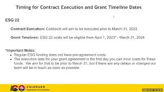 Emergency Solutions Grant - All Grantee Information Webinar February 21, 2023