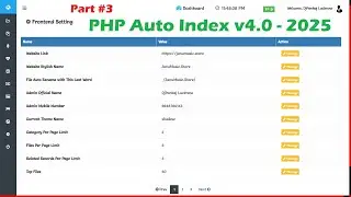 Auto Index Script v4.0 {2025} Frontend Setting Part #3 PHP Version 7.4 | JanuMusic DjPankaj Lucknow