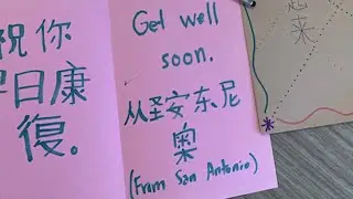 Local students write letters to people living in China following coronavirus outbreak