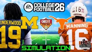 MICHIGAN vs TEXAS | CFB PLAYOFFS | COLLEGE FOOTBALL 26 PREDICTIONS