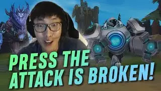 TL Doublelift & Meteos: PRESS THE ATTACK IS BROKEN! -  Funny Moments & Highlights