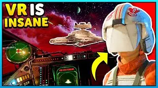 ЛУЧШИЙ игровой опыт по вселенной Звёздных Войн?! Star Wars Squadrons VR &mdash; это просто БЕЗУМИЕ!