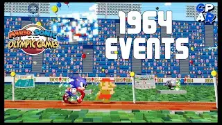MARIO & SONIC OLYMPICS TOKYO 2020: Every 1964 Event (4K 60fps)