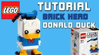 LET'S BUILD DONALD DUCK!! BRICK HEADS LEGO BUILD!