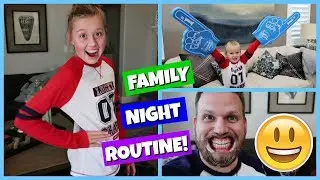 FUN FAMILY SCHOOL NIGHT ROUTINE!