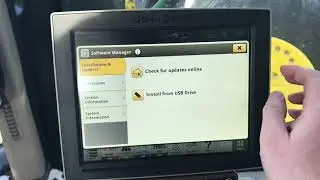 How to update a John Deere Starfire 3000 or 6000 through a Gen 4 Display