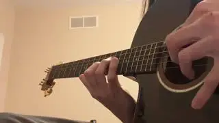 Acoustic math rock guitar riff