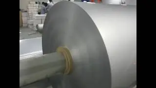 Aluminium foil slitting