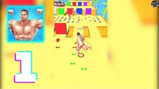 Muscle Race 3D Gameplay Walkthrough Part 1 (iOS, Android)