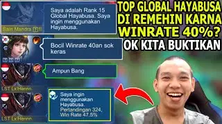 BOCIL WINRATE 40AN JANGAN SOK KERAS ! AMPUN BANG ! GILA LAGI JOKI MALAH DI REMEHIN - Mobile Legends