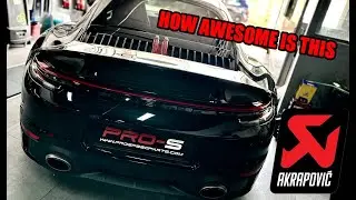 Porsche 911 GTS (992) Akrapovic Slip On Titanium Exhaust