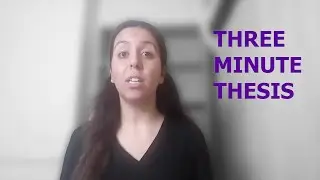 Three Minute Thesis (3MT) 2020 - Third Prize - Rabeb Teber