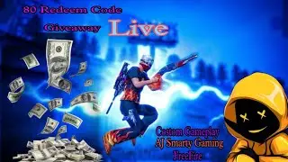 FREE Fire Live Stream Gameplay Redeem Code Giveaway Sunita tondegamer ajjubhai ajsmarty #ff #Live
