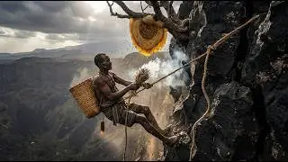 Dangerous Honey Hunt on an Extinct Volcano