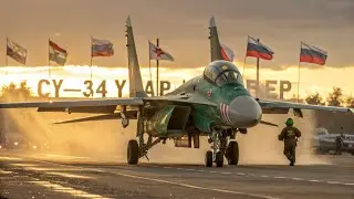 😱 СУХОЙ СУ-34 &mdash; РУССКИЙ БОМБАРДИРОВЩИК, КОТОРОГО БОЯТСЯ ВСЕ! 🇷🇺🔥