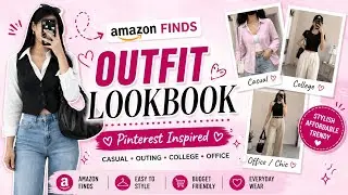 Pinterest Inspired outfit ideas| Amazon Finds | Casual & College Outfit ideas 
