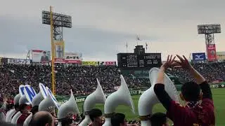 奥川率いる星稜に勝利の瞬間〜校歌 嬉し涙の生徒 2019習志野応援 習志野高校 選抜 アルプス
