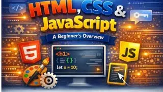 HTML, CSS & JavaScript:A Beginner’s Overview #webdevelopment #webdesign #computerscience #livestream