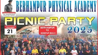 Picnic Party 2025 At Sonapur Sea Beach | Berhampur Physical Academy
