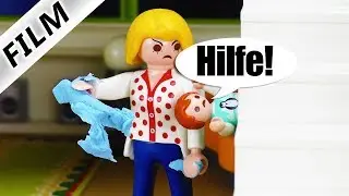 Playmobil Film deutsch | Mit KAUGUMMI an TREPPE geklebt! Fieser Prank?! | Kinderfilm Familie Vogel