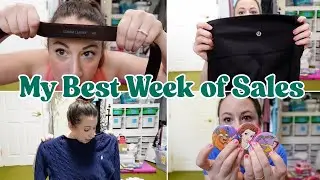 My Best Week of Sales! | Online Reseller | Poshmark Ebay Mercari depop Curtsy