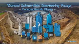 Tsurumi Submersible Dewatering Pumps Lineup CM -Construction & Mining-