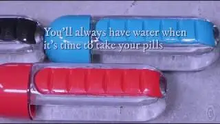 Pills Organizer Water Bottle