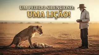 Quando a Leoa Implora ao Fazendeiro e o Filhote à Beira da Morte. No Final Uma Lição!