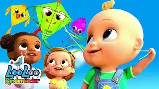 Komm, wir lassen einen Drachen steigen! | Fröhliche Musik für Kinder | LooLoo Kinderlieder