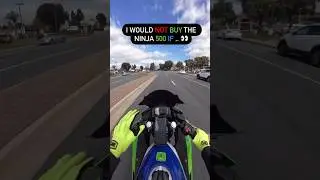 Ninja 500 Top SPEED is 126 MPH 👌🏻 #2down #ninja500 #topspeed