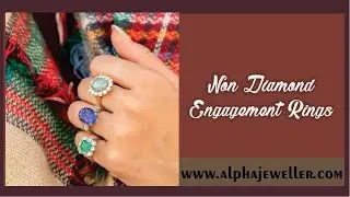 Unique Non Diamond Engagement Rings by Alpha Jeweller
