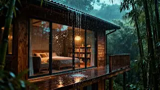 Goodbye Stress  _Rain and Thunder Sounds for a Good Night's Sleep- Heavy Rain Sounds For Sleeping 