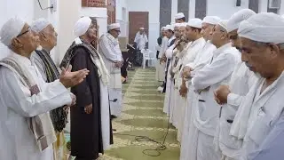 من المولد النبوي بمسجد حسين مولى خيله_مدينة تريم_ضمن برنامج أحياء الموالد بشهر رجب..