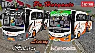Bussid v 2.9 Mod JB2 HD by MBS team || livery po.haryanto