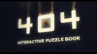 404 Interactive Escape-room Puzzle Book - Trailer