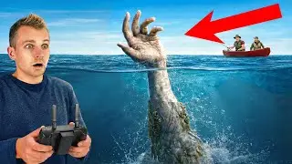 Мой дрон нашёл ОГРОМНУЮ РУКУ - Морского Монстра под водой (Hand Sea Monster😱)