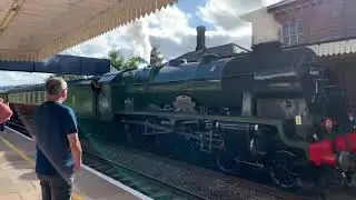 LMS Royal Scot Class 6100 (BR 46100) passing through Abergavenny (5th Sept 2020)
