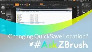 #AskZBrush: “How can I change where the QuickSaves are stored?”