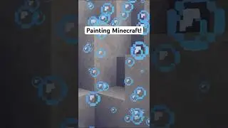 Painting the BUBBLE in Minecraft! #minecraft #texturepack