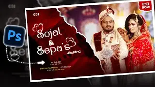 Wedding Thumbnail Design in Photoshop । Tutorial Photoshop ( 2025 ) । Bengali Wedding Thumbnail