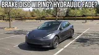 Tesla Model 3 Or Y Brake Disc Wiping? Hydraulic Fade Compensation?